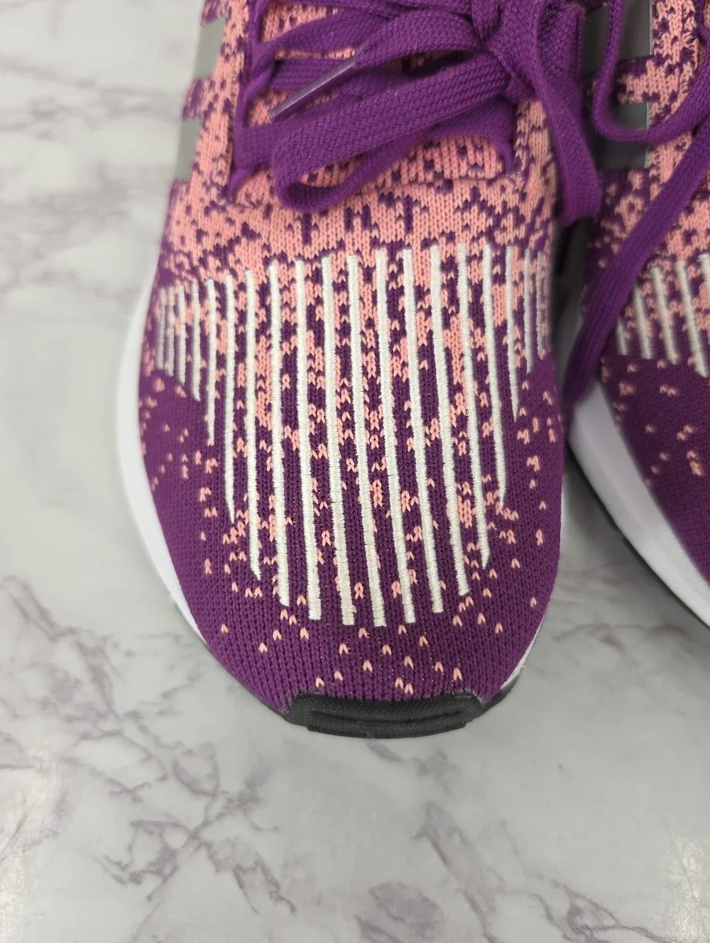 Adidas Women's Swift Run Tennis Shoes Sneakers in Glory Purple
